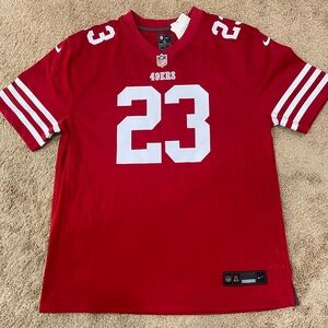 Nike NFL San Francisco 49ers Christian McCaffrey Red Youth Jersey